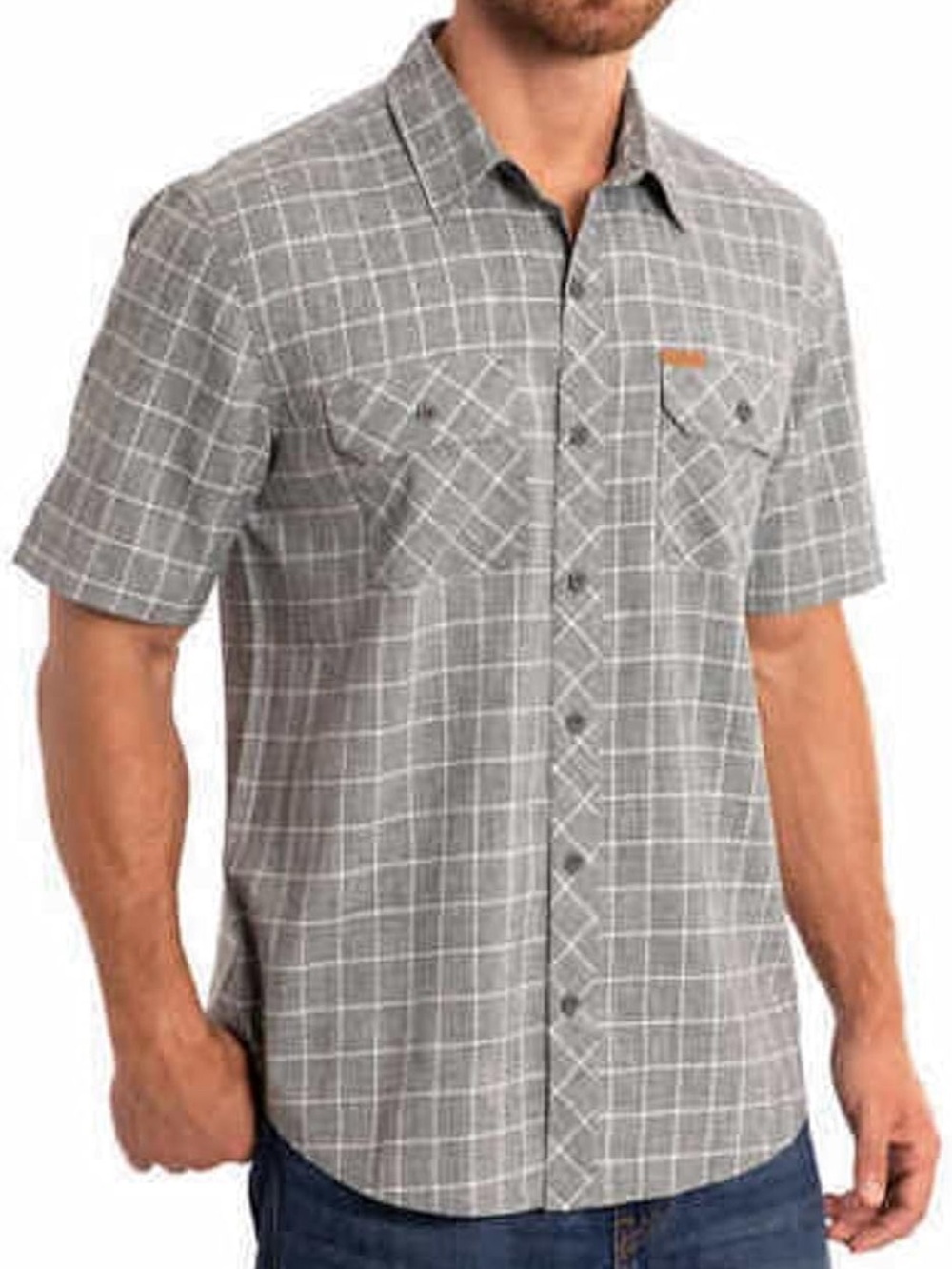 Men’s Orvis Short Sleeve Woven Tech Button Up Shirt Size XXL
